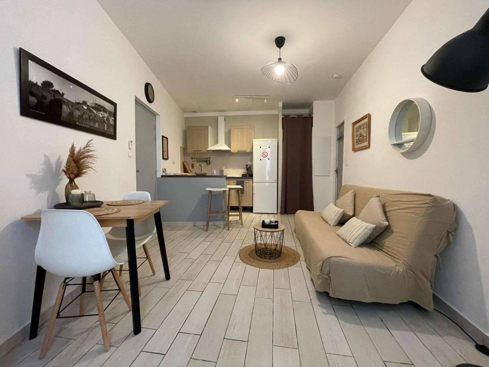 Joli Appartement Hypercentre T2, Classe Meuble De Tourisme 3 Avec Parking Gratuit * Beziers